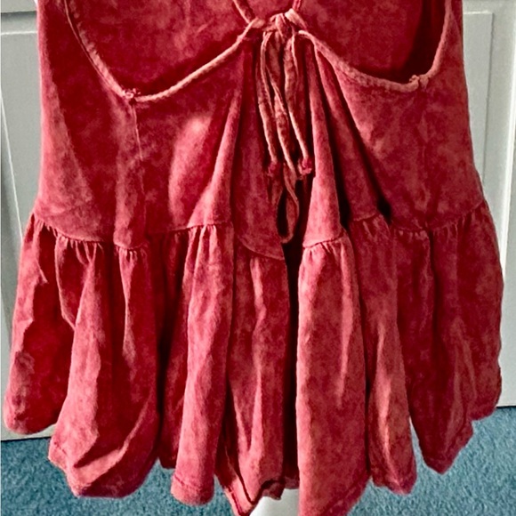 FREE PEOPLE Summery PEPLUM Tank with Spaghetti Straps, Size S/P, Worn Only Once - Picture 4 of 9